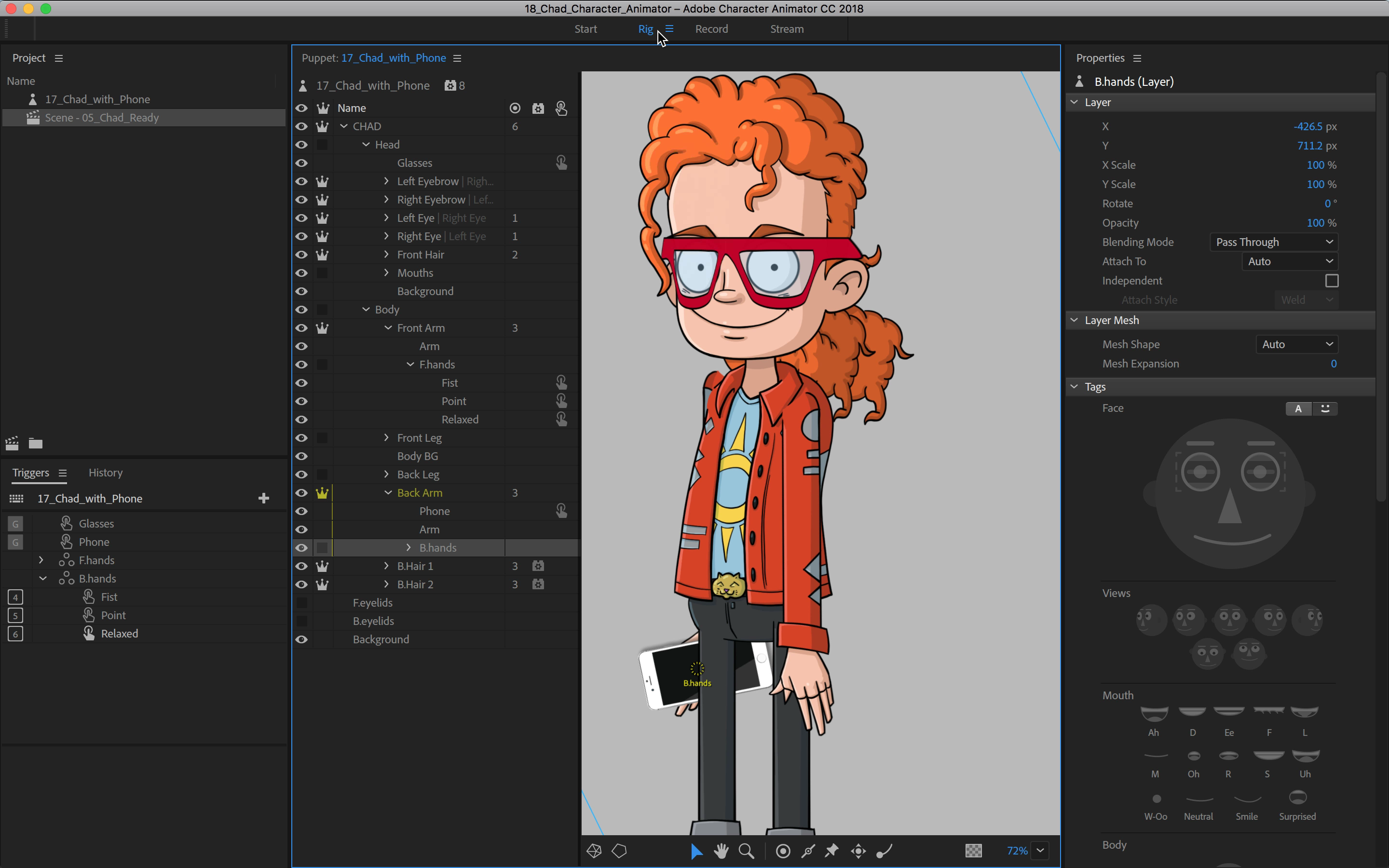 Adobe Character Animator product features